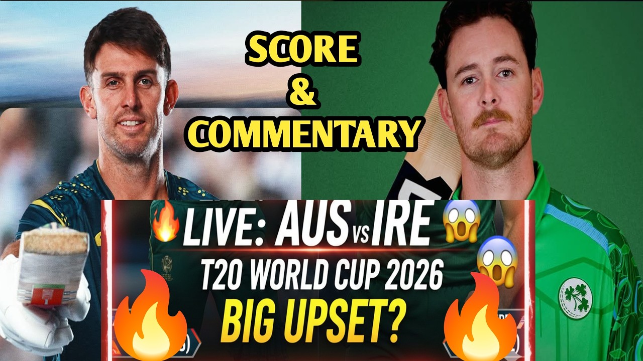 T20 World Cup Australia vs Ireland, 14th Match,14th Match ,Score & Commentary | Unofficial