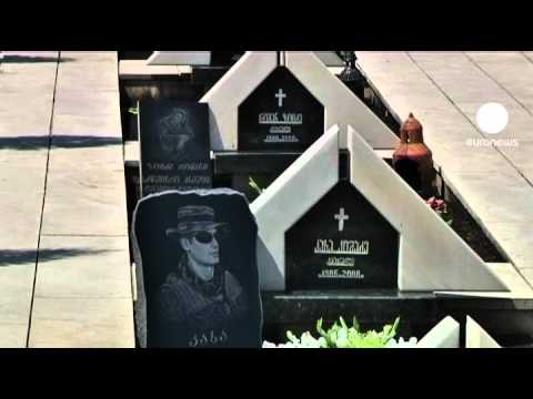 مراسم سومین سالگرد جنگ روسیه