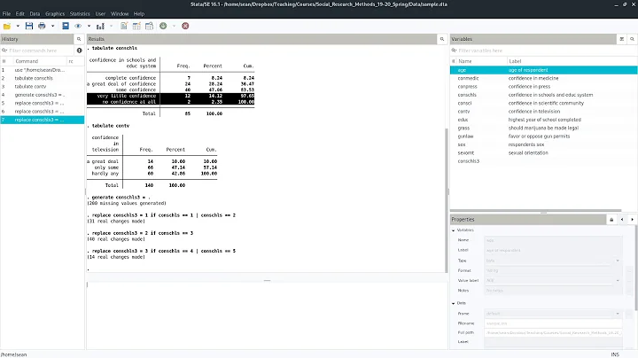 Stata Basics - Collapsing variables with if statements