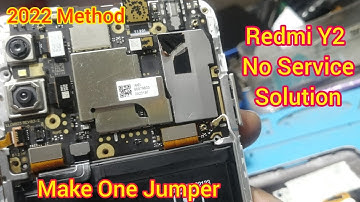 Redmi Y2 No network problem solution || No service Solution || 4G Network not working,,
