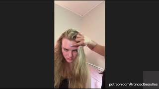 Misty &amp; Tyler Hypnotized - Tapping on forehead takes them deeper #hypnosis #hypnotized #hypnose