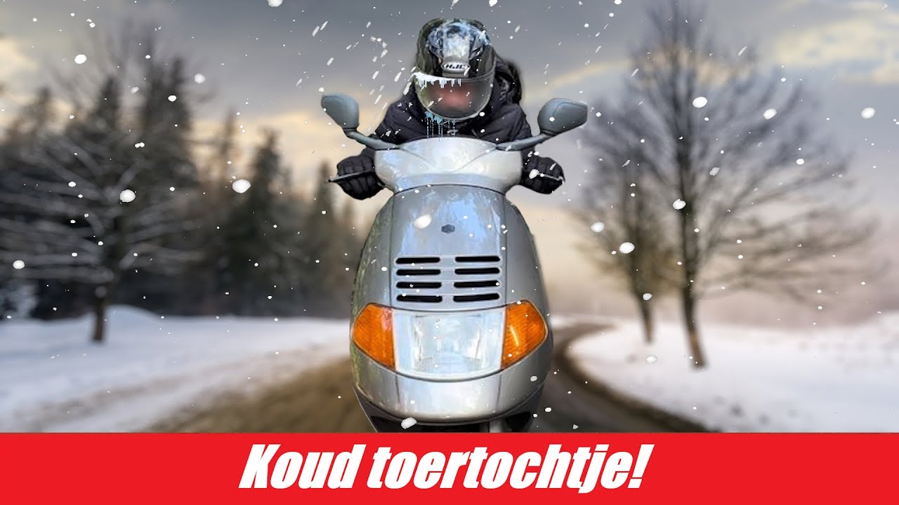 Tot op het bot bevroren! Rijden met de hexagon terwijl het vriest