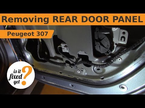 Peugeot 307 door panel removal 