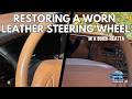 How to easily restore a worn leather steering wheel