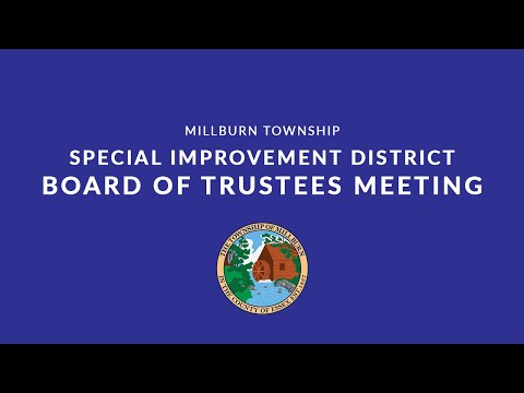 Millburn Township Special Improvement District Board of Trustees Meeting - February 9, 2022