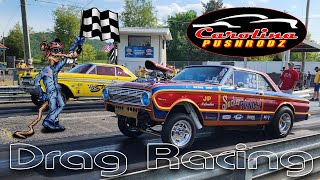 Nostalgia Drag Racing with the Carolina Pushrodz at Cherokee Race Park in Rogersville TN