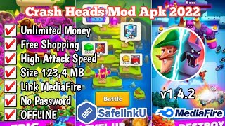FREE APK - Crash Heads: Mod v1.4.2 || MOD MENU || No Password 2022 screenshot 1