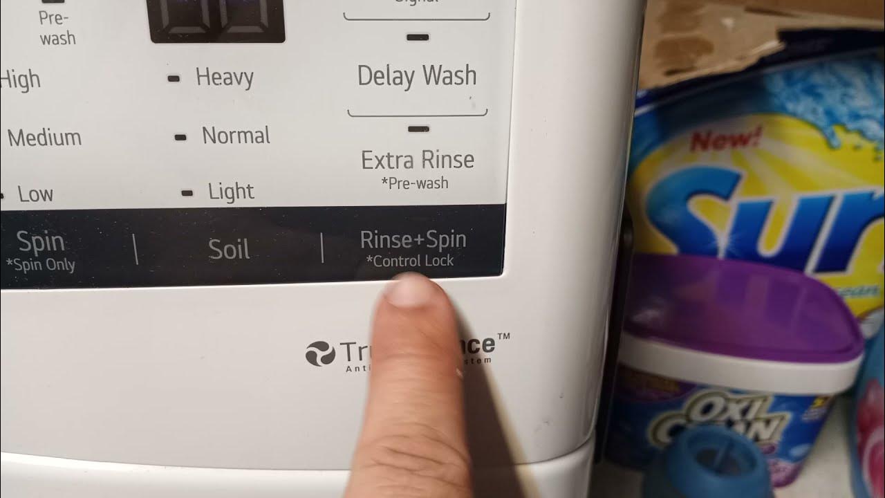 How to Activate & Deactivate the Control Lock on Your Washer & Dryer