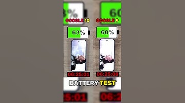 GOOGLE PIXEL 10 VS GOOGLE PIXEL 9 BATTERY TEST 🔋