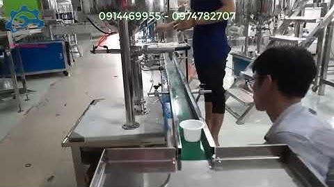 Máy chiết 1 vòi có gia nhiệt – Chuyên cung cấp máy chiết kem, mỹ phẩm gia nhiệt có băng tải