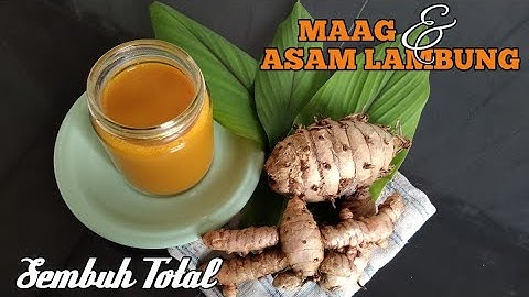 JAMU KUNYIT TEMULAWAK - UNTUK MENGOBATI MAAG DAN ASAM LAMBUNG
