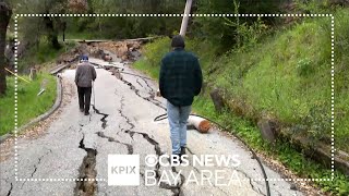 Landslide in Santa Cruz Mountains leaves residents struggling to get to their homes