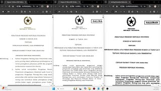 Part 1 - Mengupas Perubahan PERPRES Nomor 46 Tahun 2025 Terhadap PERPRES 12 2021 dan PERPRES 16 2018