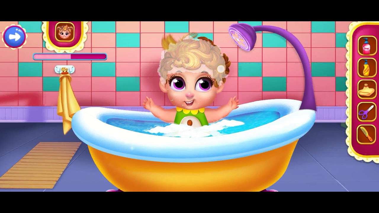 little kids games baby care how to bathe baby Chhote baccho ke