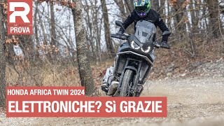 Honda Africa Twin ES 2024  The test of the new CRF1100L: here's how it goes on the road and offroad