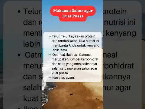 Rahasia Dapur Makanan sahur agar kuat puasa #puasa #puasaramadhan #ramadan #shots Yang Nikmat