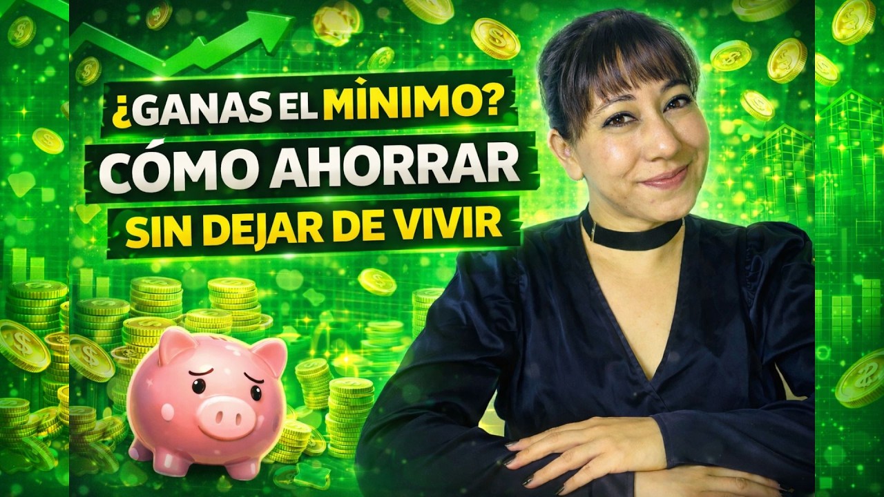 ¿Ganas el mínimo? Cómo ahorrar aunque ganes poco - YouTube