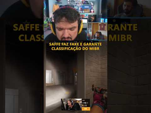 SAFFE GARANTE CLASSIFICAÇÃO DO MIBR! #cs #cs2 #game #games #gaules #mibr #shorts