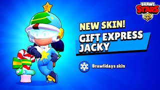 New Skin Gift Express Jacky || Brawl Stars