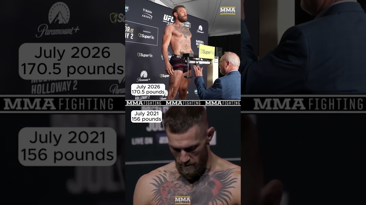 Conor McGregor's TRANSFORMATION to welterweight | UFC 329 | MMA Fighting