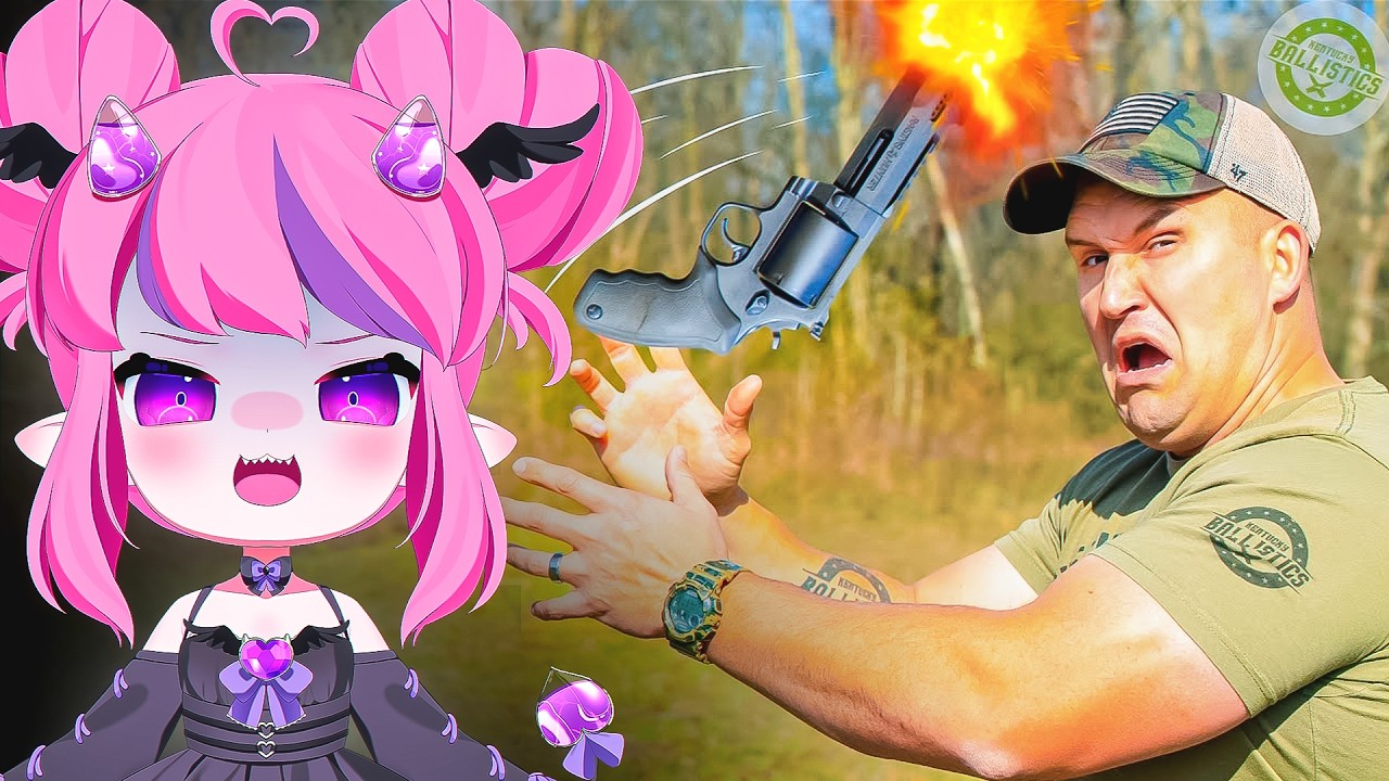 Ironmouse Reacts To What Happens If A Gun FIRES Without Being HELD!