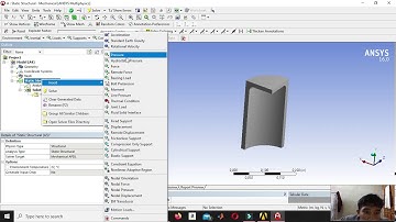 TUTORIAL ANSYS WORKBENCH CYLINDRICAL PRESSURE VESSEL