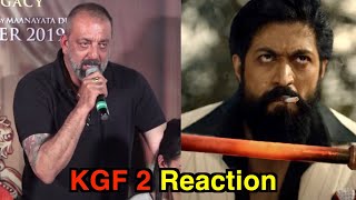 Sanjay Dutt FIRST Reaction On Character ADHEERA From KGF Chapter 2 | KGF Teaser | KGF 2 Trailer