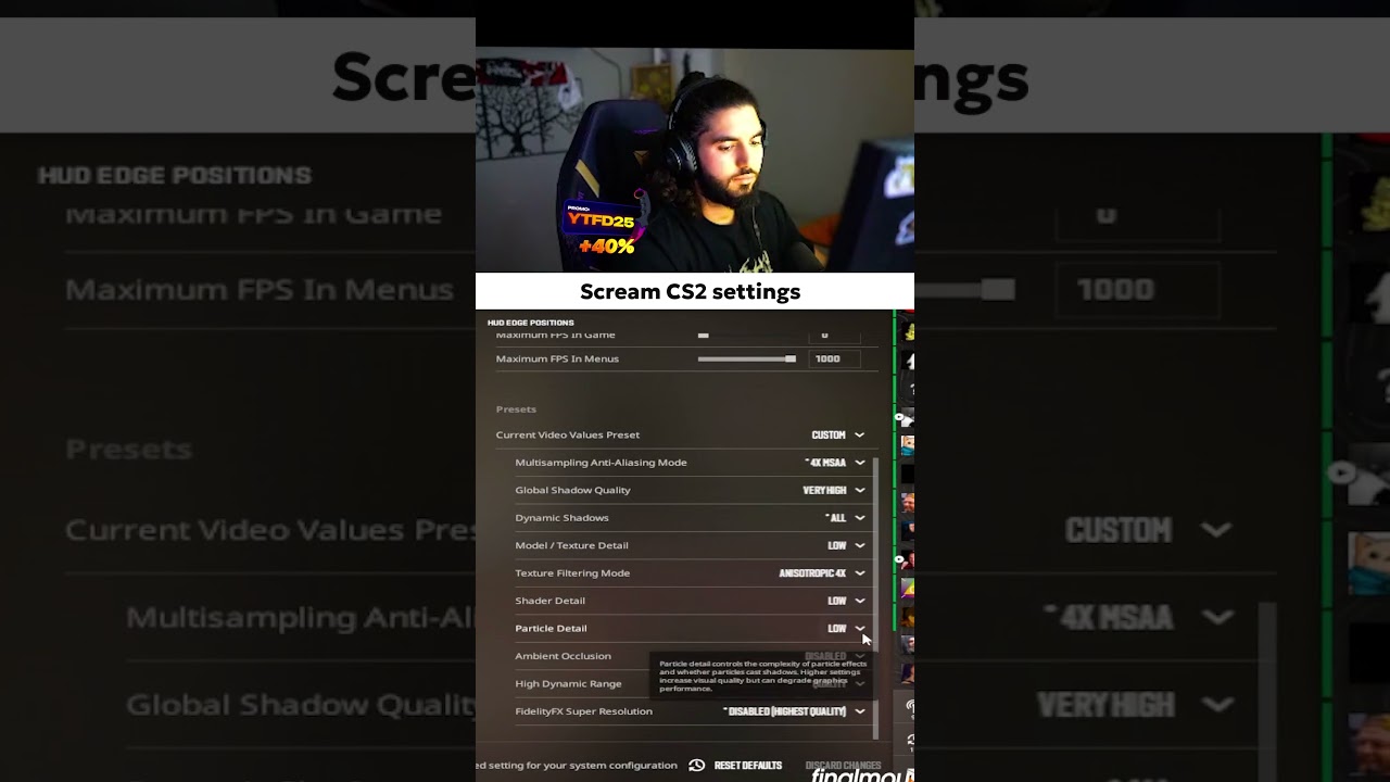 Scream CS2 settings | Get more with our promocode → YTFD25 