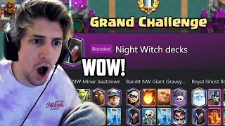 I Used a Top Deck for Grand Challenge in Clash Royale!