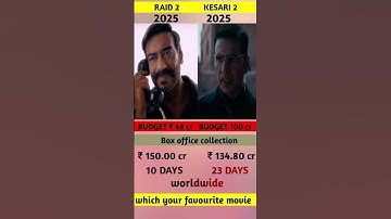 raid 2 vs kesari 2 movie box office collection | raid 2 10 days collection 🔥#kesari #raid