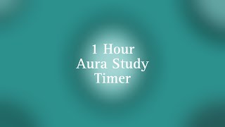 Ultimate 1-Hour Winter Blue Aura Study Timer | No Breaks | Boost Productivity and Focus
