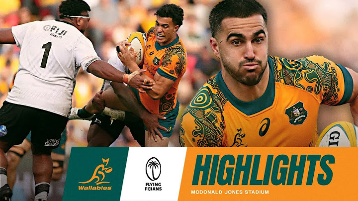 Wallabies v Fiji Highlights | Test Match
