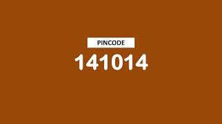 Pincode 141014 - Dhandari Kalan, Daba Road & More