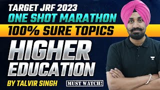 Higher Education | 100% Sure Topics | Maha Marathon | Talvir Singh | Paper 1 NTA UGC NET/JRF 2023 screenshot 4