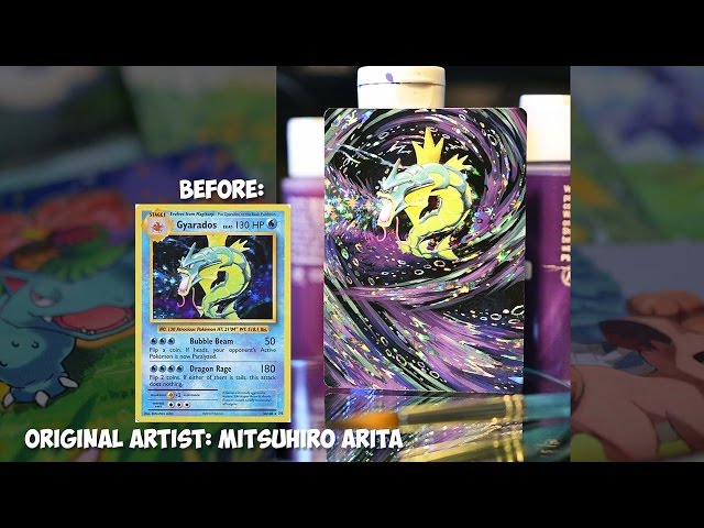 Gyarados Red Card Custom Full Art Holo Gyarados Pokmon Card  Fan Art  (Lightly Played) PTL405