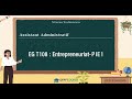 Cours OFPPT | Module Entrepreneuriat-PIE 1 – EGT108 | 1ere Année: Assistant Administratif