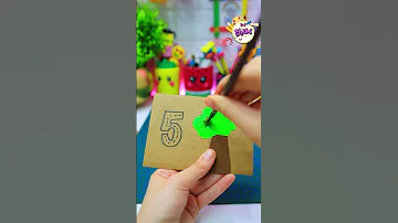وسيله لتعليم الأعداد م سليه جدا اختراع Shorts Diy Recycling Craft Art Ideas Fwp 