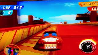 Deora II on Big Air Beach Aquarium Race- HOTWHEELS Track Attack (Wii)