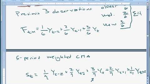 Time Series - 3 - Smoothing Methods