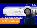 Unterwegs mit E-Schneemobil &amp; Moonbike ❄️ – Wintertrip Teil 3 | EnBW E-Erlebnis