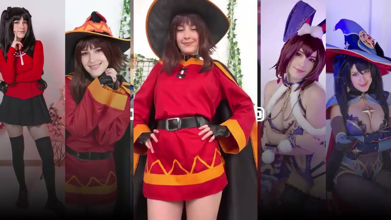 Irresistibly Seductive Megumin Cosplay – A Playful Yet Bold Try On Experience