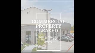 COMMERCIAL PROPERTY LEASED