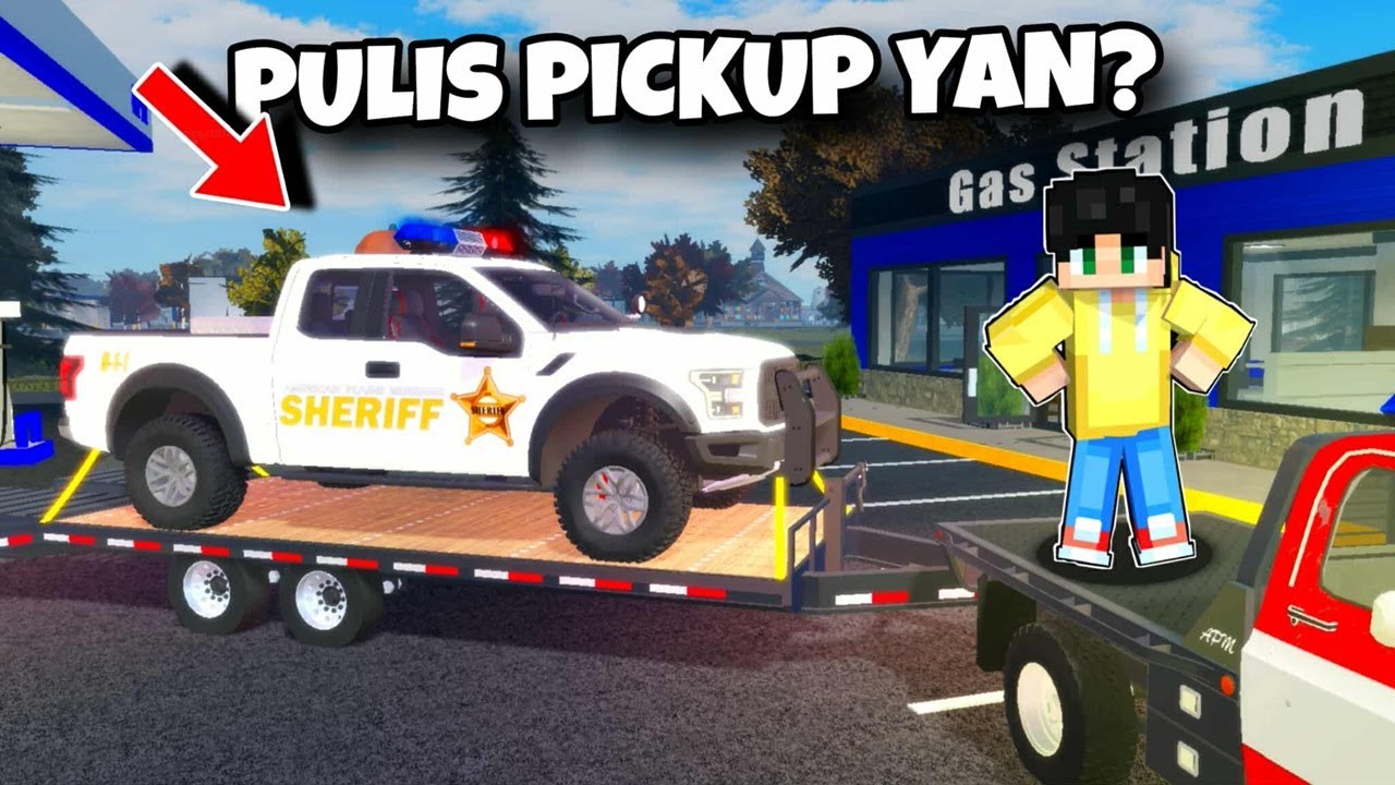 NAHULOG sa PUTIKAN na PICK UP TRUCK PULIS NIRESCUE KAHIT MAHIRAP sa ROBLOX