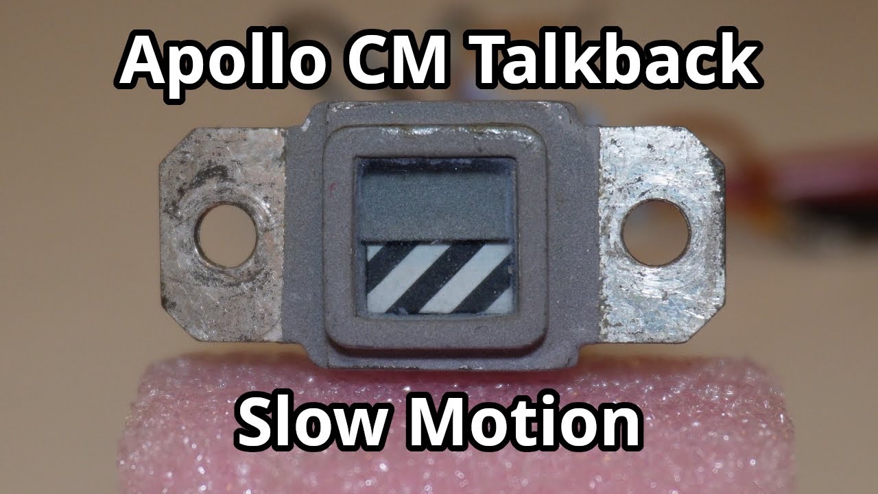 Apollo Command Module talkback switching at 0.25x