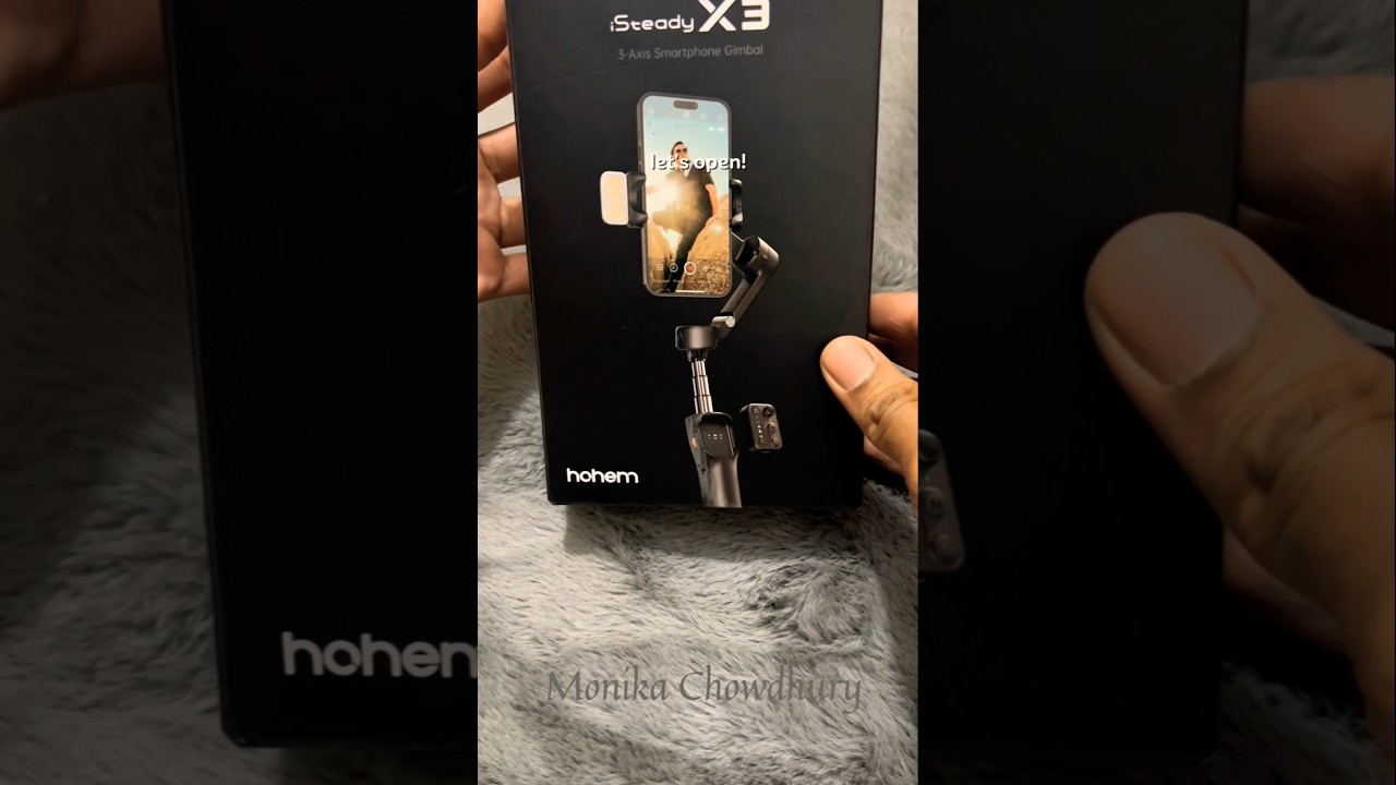 Unboxing Hohem isteady X3 gimbal 