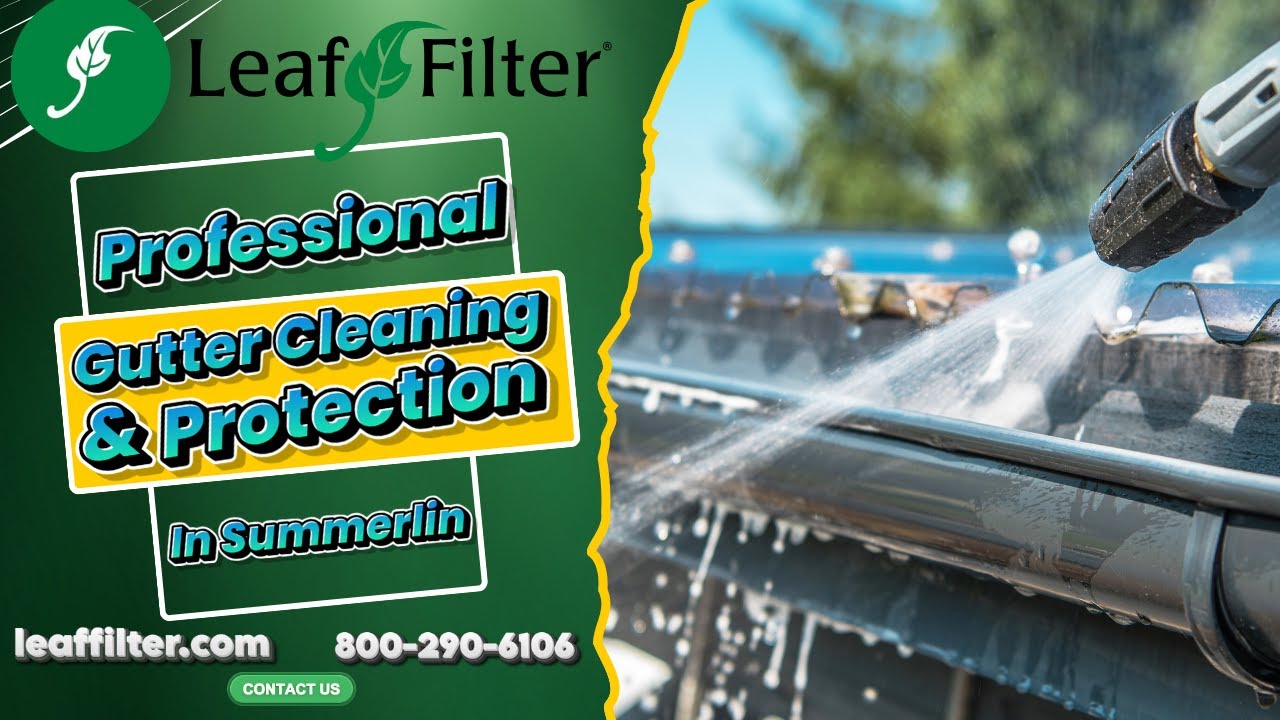 Professional Gutter Cleaning & Protection In Summerlin | LeafFilter Gutter Protection Summerlin