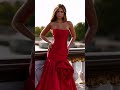 Sherri Hill 57845 - Strapless Mermaid Dress with Oversized Rose Detail