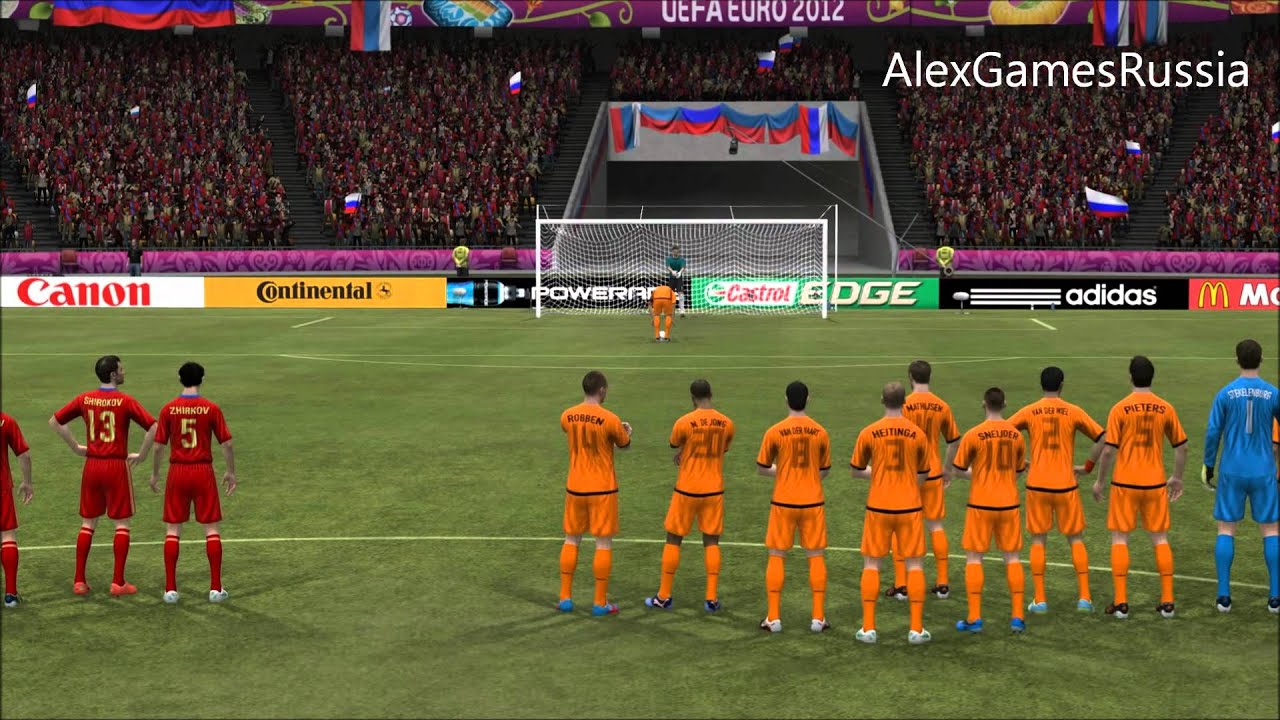 FIFA 12 EURO 2012 Россия-Нидерланды (серия пенальти)
