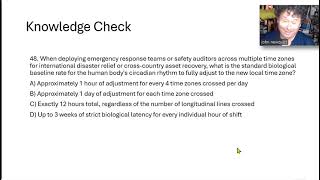 Daily Quiz ep297 Emergency Preparedness July 28 2026 BCSP
