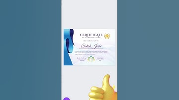 How to Edit inbuilt Certificate design #canva #certificatedesign
